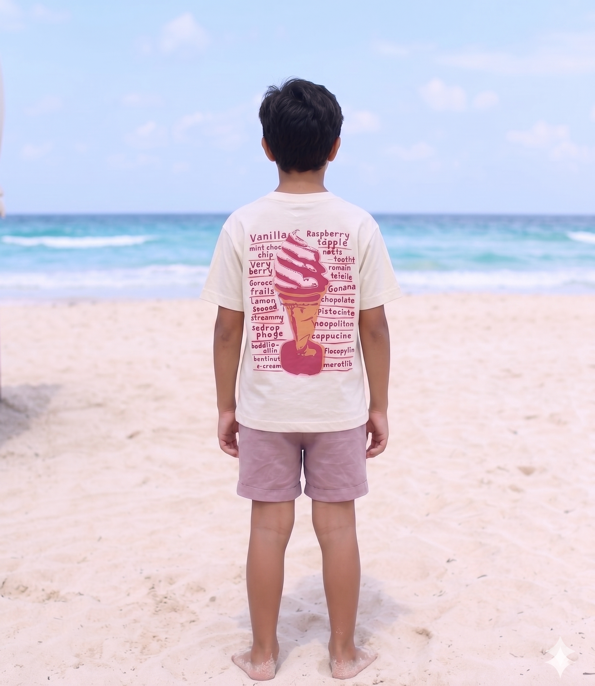 Ice cream- T-shirt Oversize  (Kids Unisex)