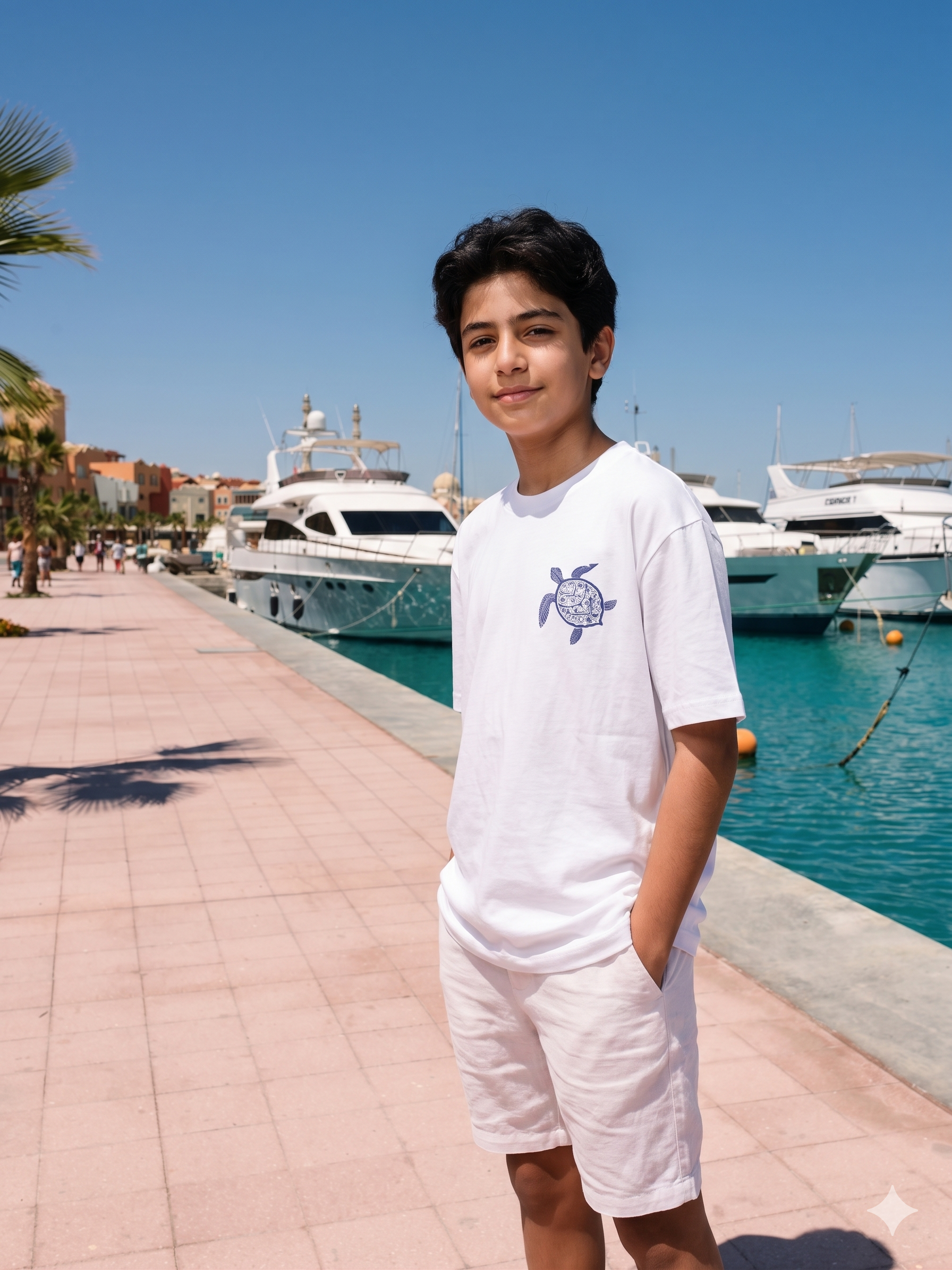 Meet me at the beach - T-shirt Oversize  (Kids Unisex)