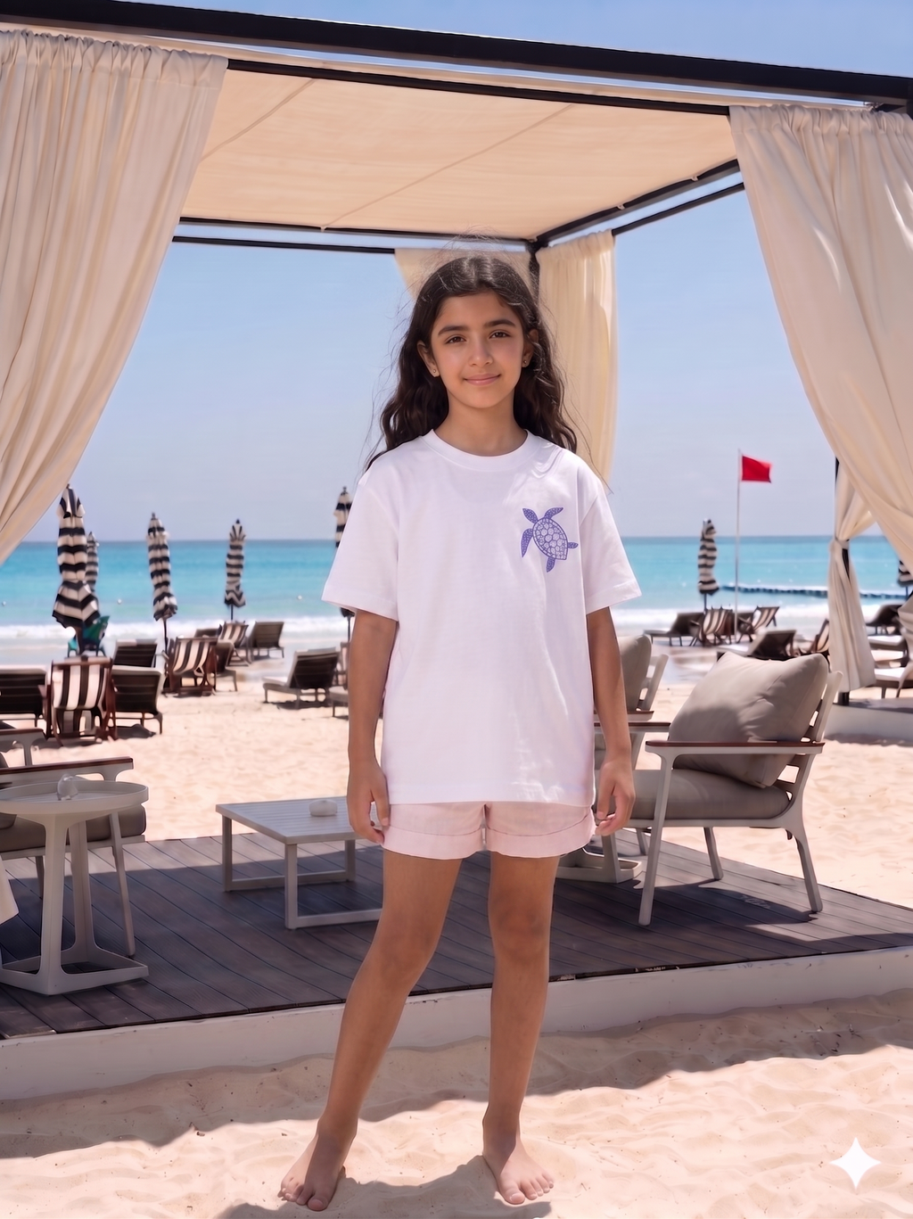 Meet me at the beach - T-shirt Oversize  (Kids Unisex)