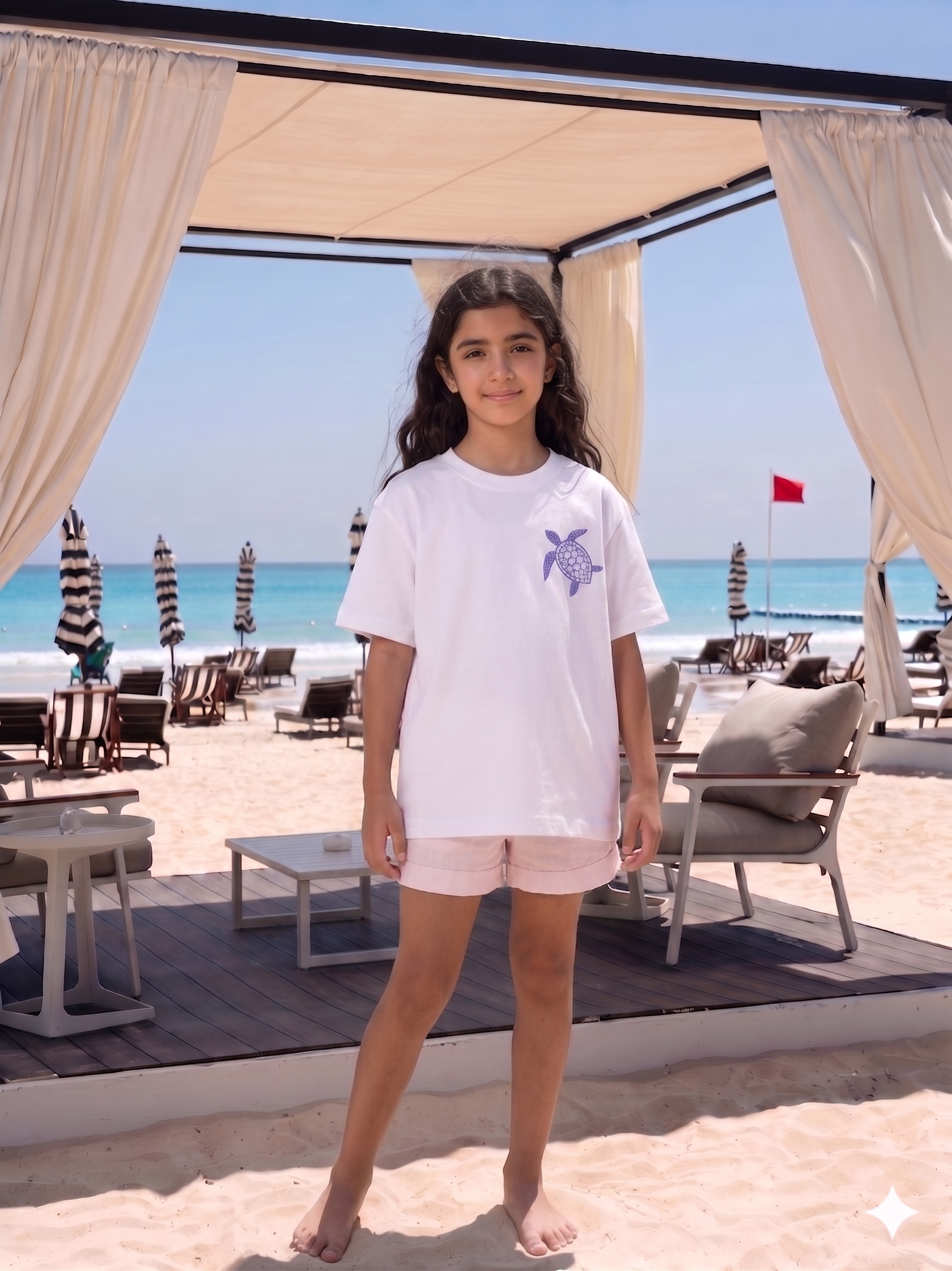 Meet me at the beach - T-shirt Oversize  (Kids Unisex)