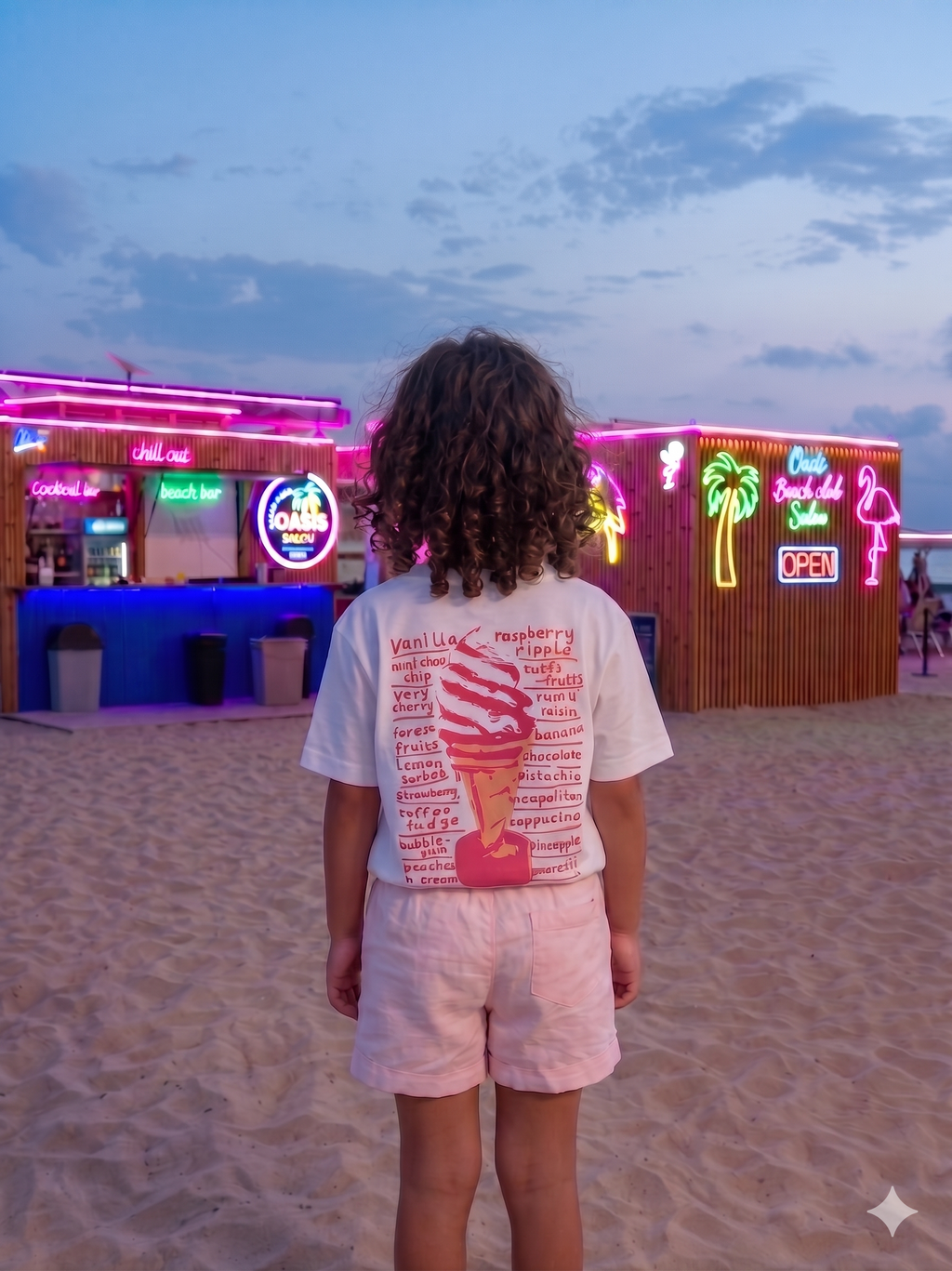 Ice cream- T-shirt Oversize  (Kids Unisex)