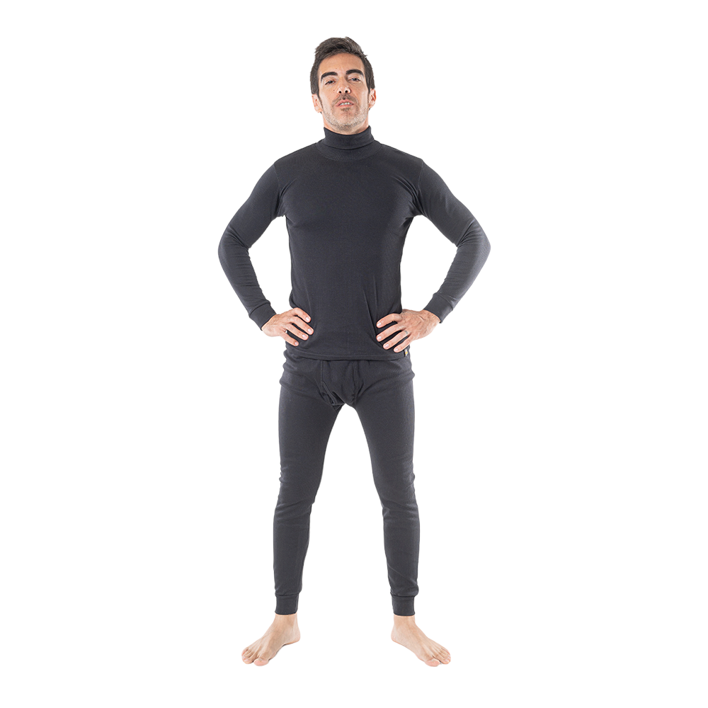 Men Thermal High Neck Set