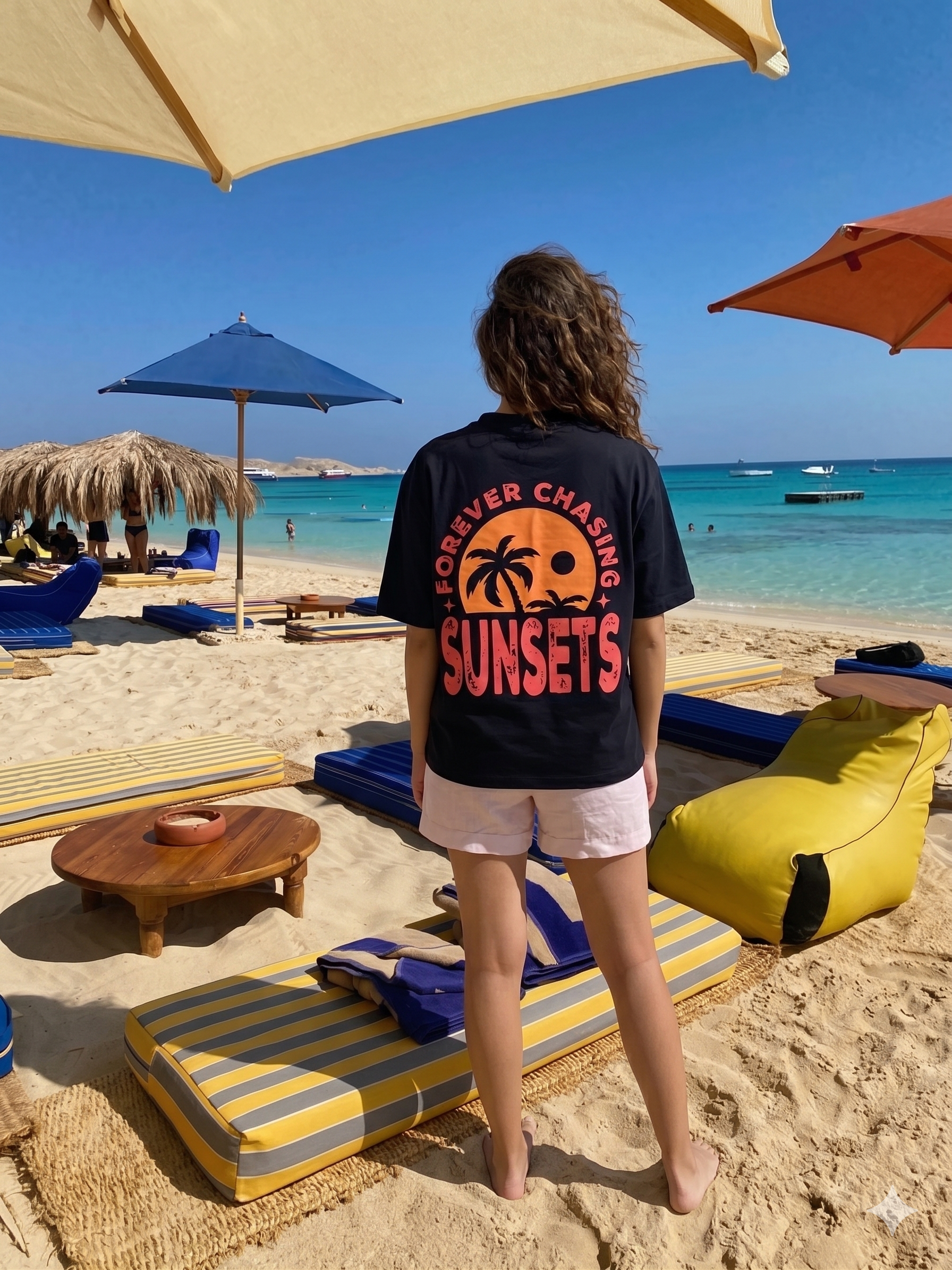 Sunsets -  Oversize unisex T-shirt