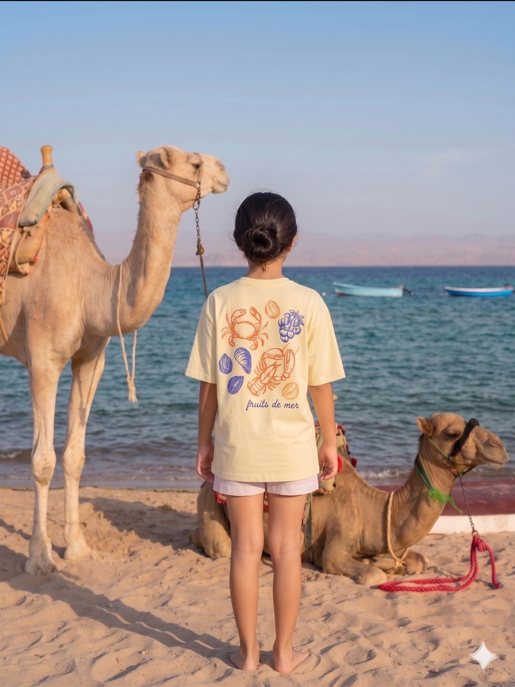 Fruits de mer - T-shirt Oversize  (Kids Unisex)