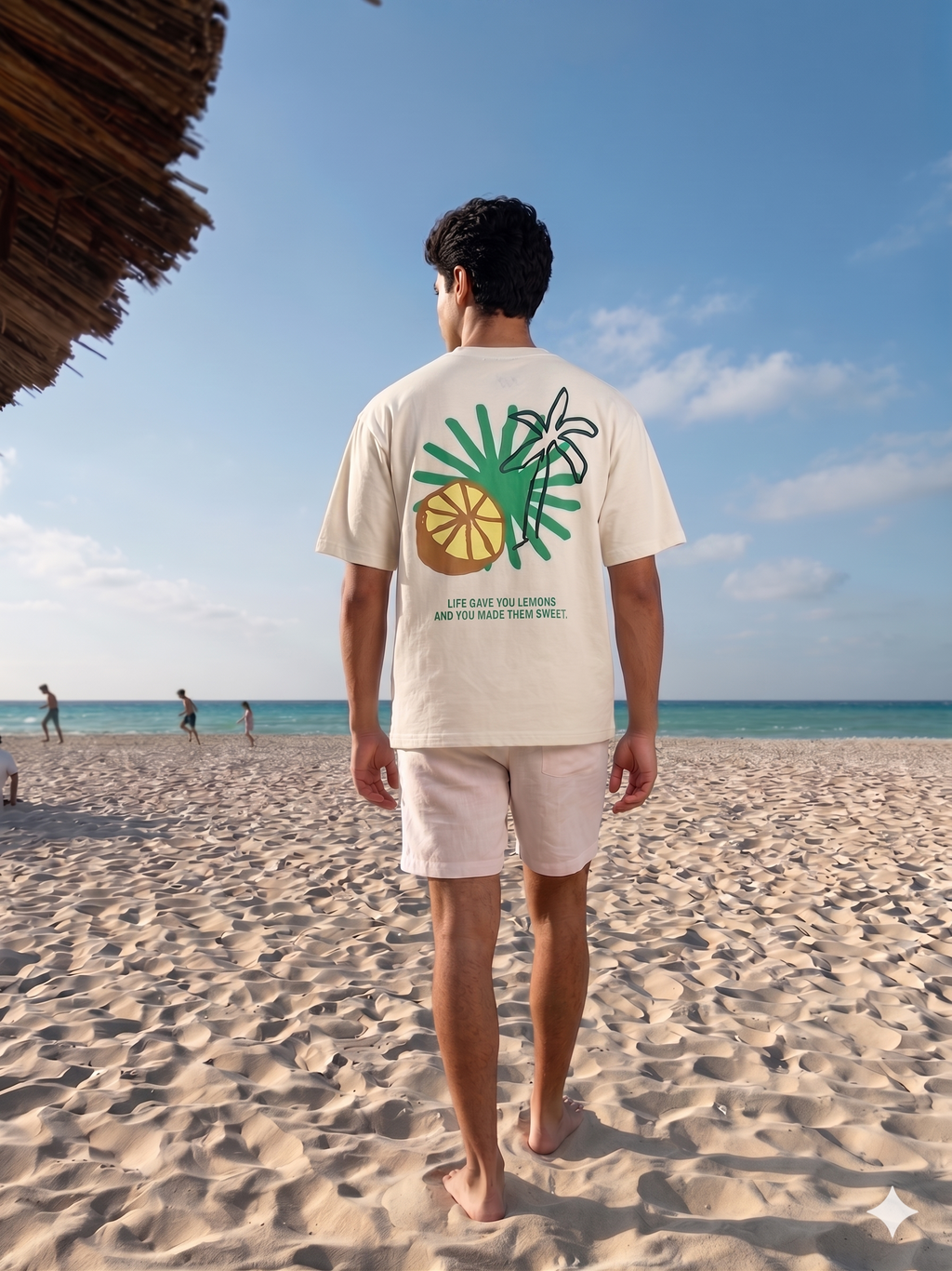 Palm & Lemon -  Oversize unisex T-shirt