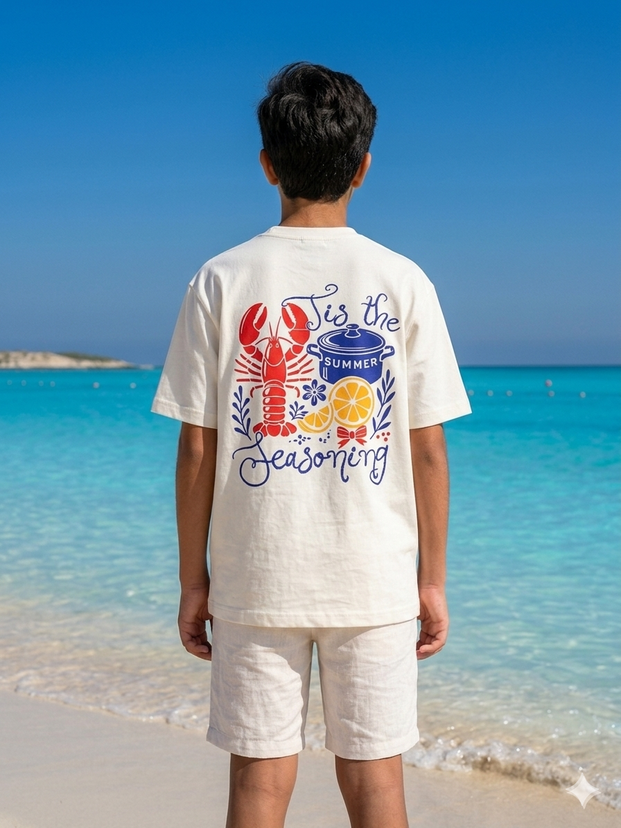 Sea crab- T-shirt Oversize  (Kids Unisex)