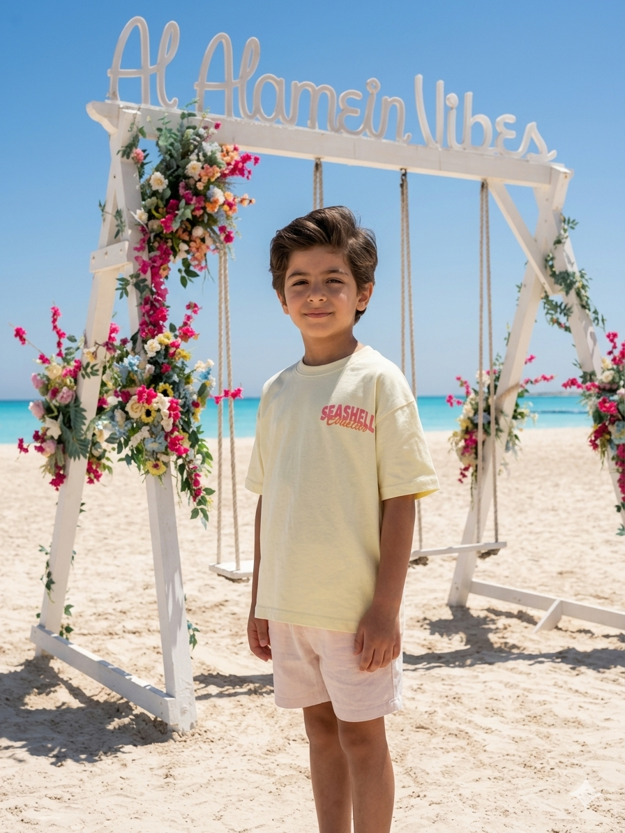 Seashell - T-shirt Oversize  (Kids Unisex)