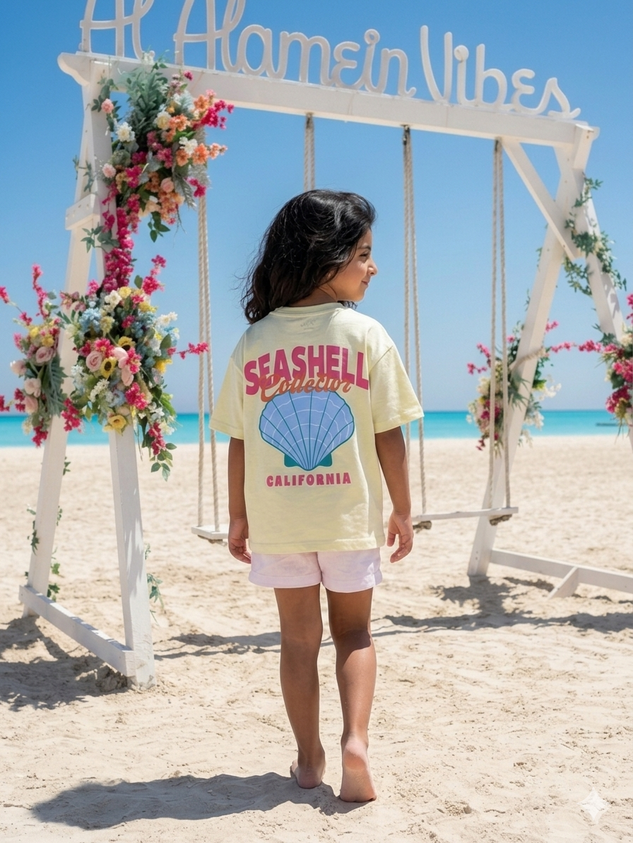 Seashell - T-shirt Oversize  (Kids Unisex)