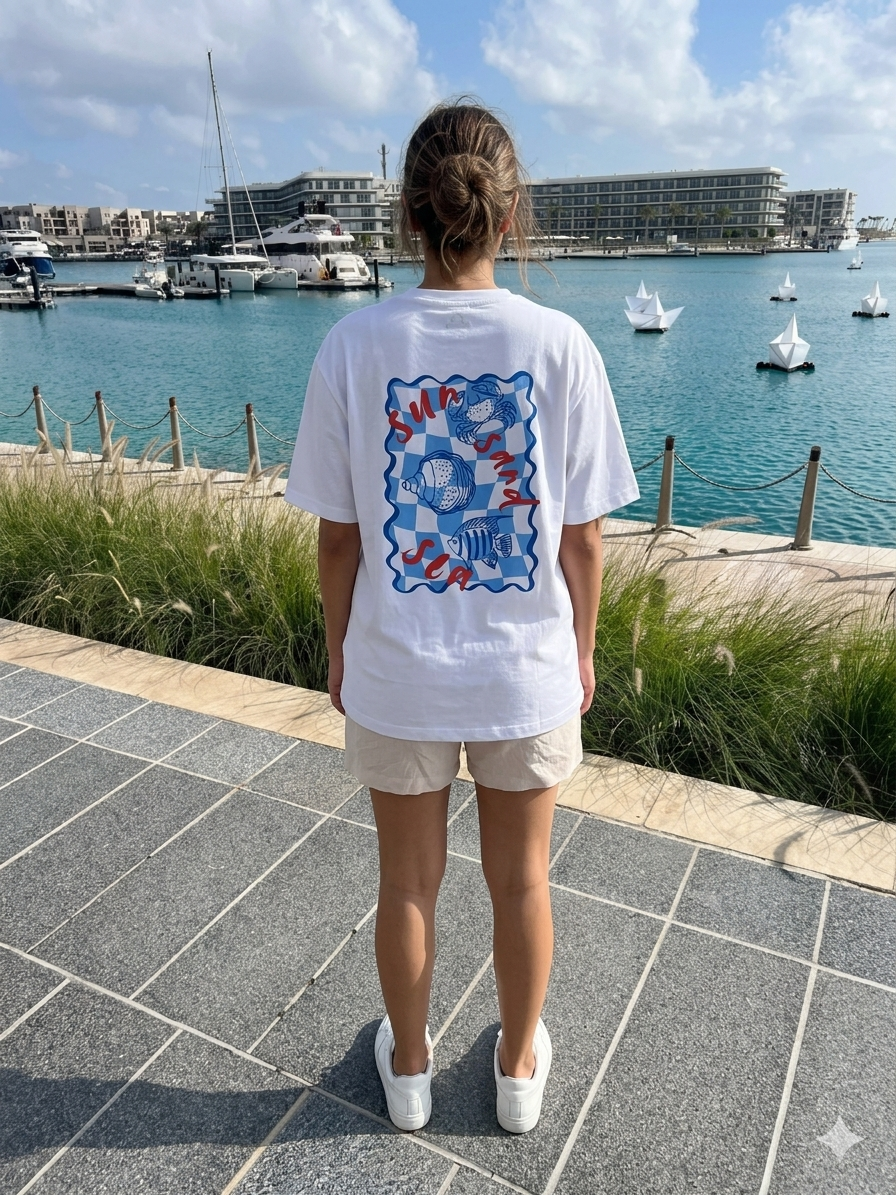 Sun&Sand&Sea -  Oversize unisex T-shirt