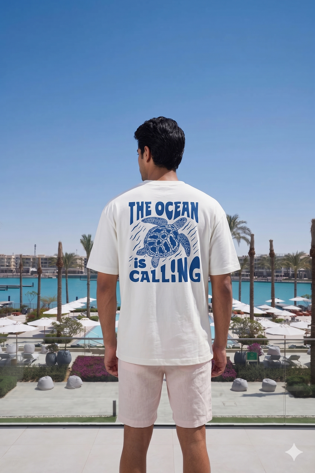 The ocean is calling -  Oversize unisex T-shirt