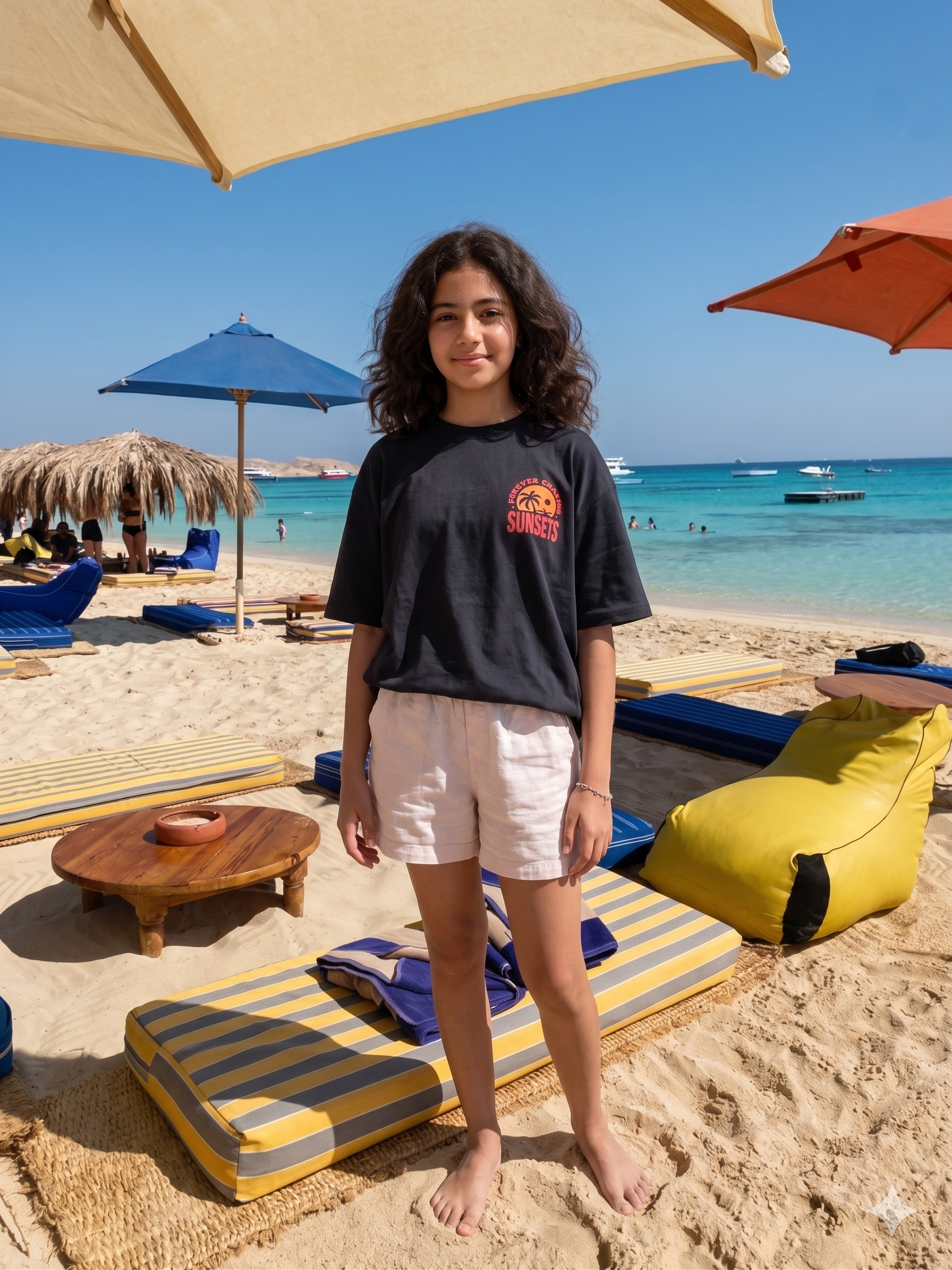 Sun sets- T-shirt Oversize  (Kids Unisex)