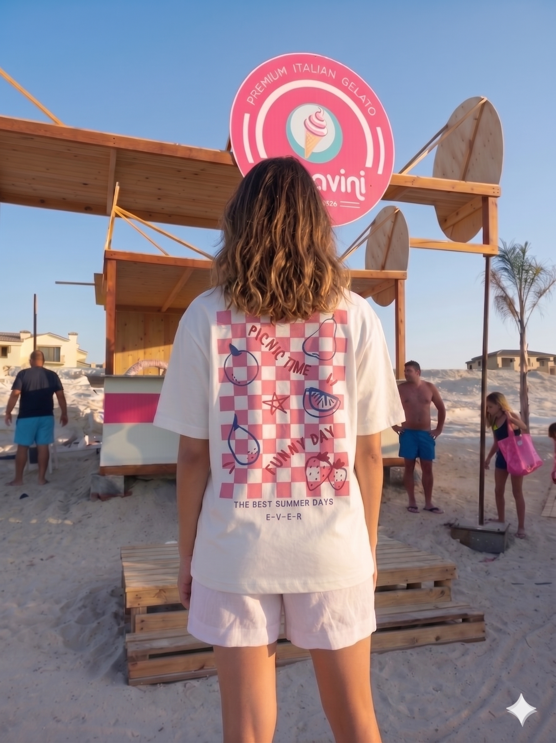 Picnic Time -  Oversize unisex T-shirt