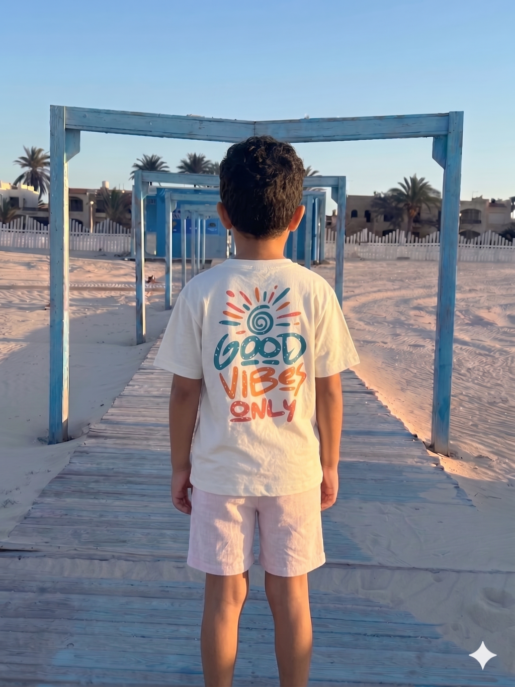 Good vibes - T-shirt Oversize  (Kids Unisex)