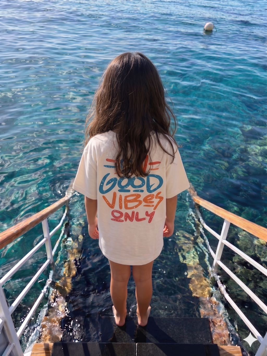 Good vibes - T-shirt Oversize  (Kids Unisex)