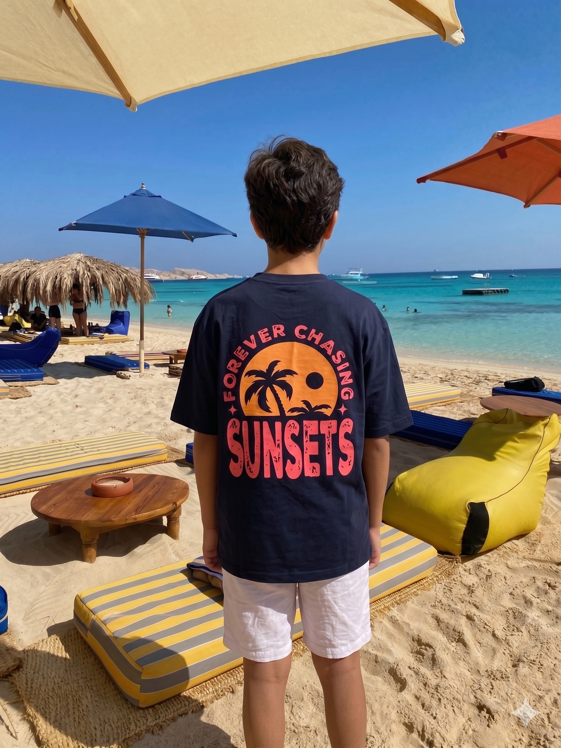 Sun sets- T-shirt Oversize  (Kids Unisex)