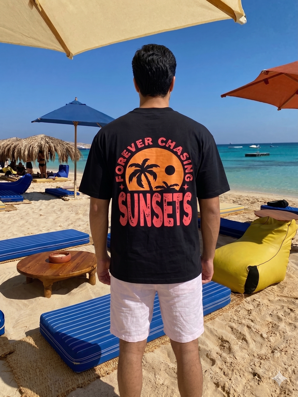 Sunsets -  Oversize unisex T-shirt