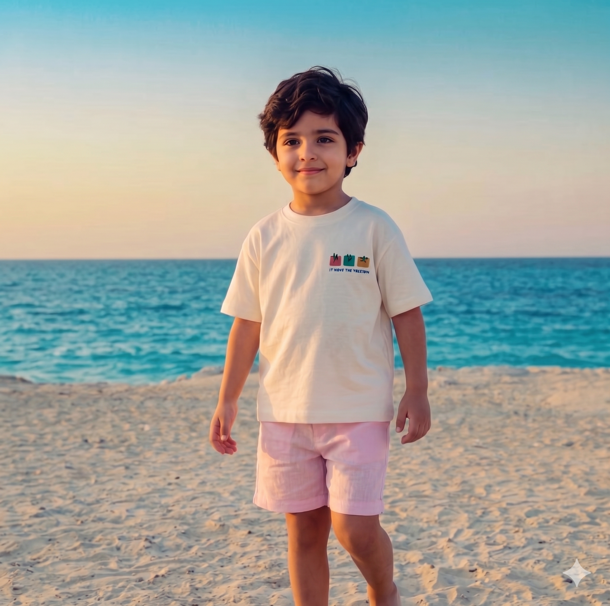 Ready for beach - T-shirt Oversize  (Kids Unisex)