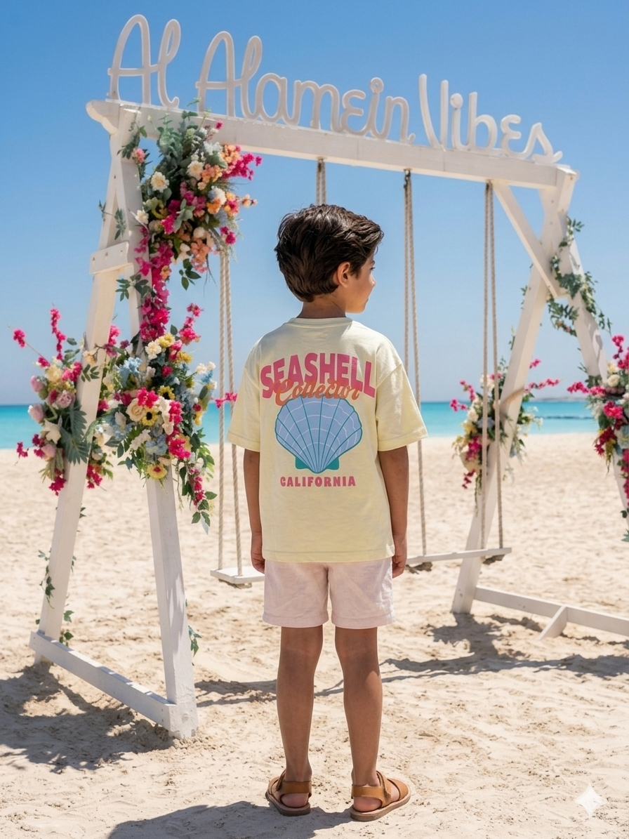 Seashell - T-shirt Oversize  (Kids Unisex)