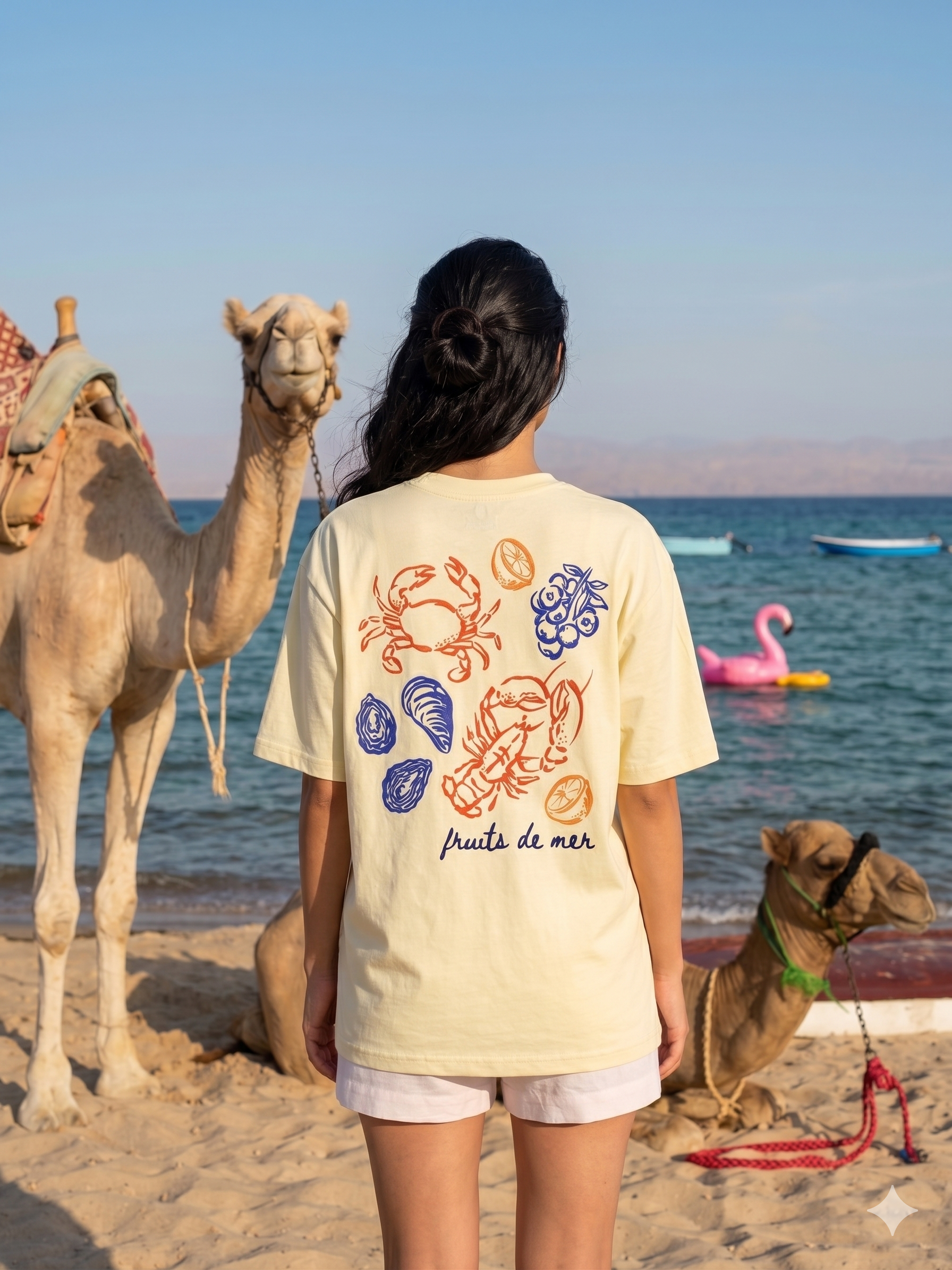 Fruit de mer -  Oversize unisex T-shirt