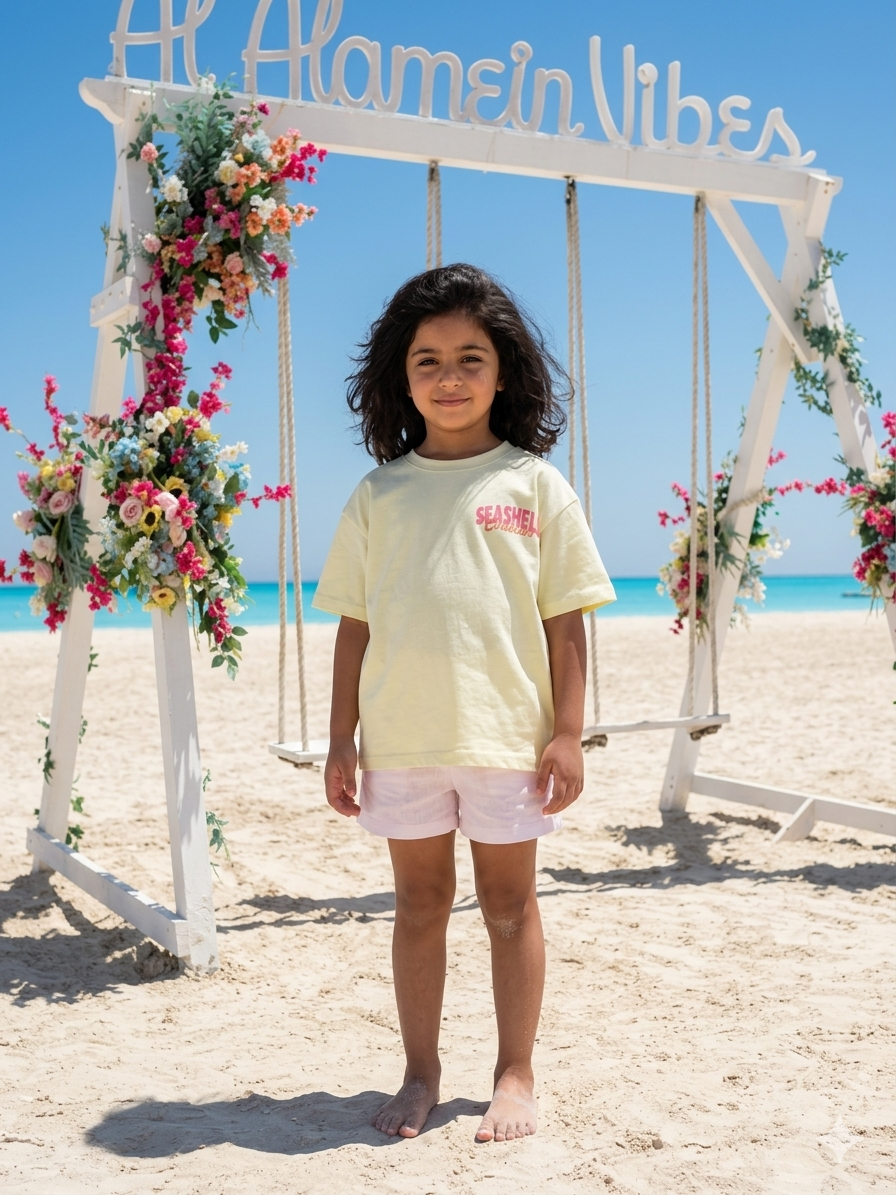 Seashell - T-shirt Oversize  (Kids Unisex)