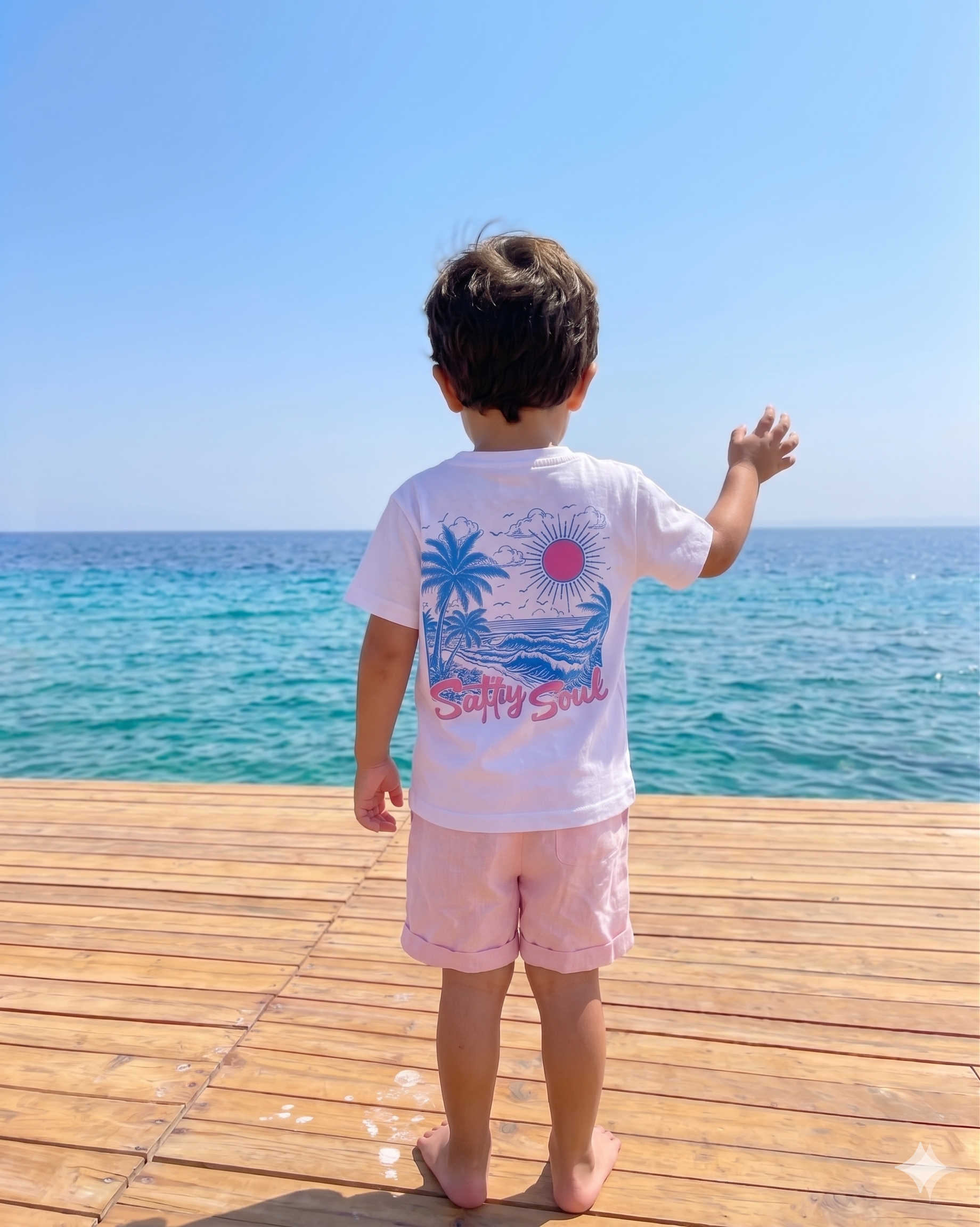 Salty Soul  - T-shirt Oversize  (Kids Unisex)