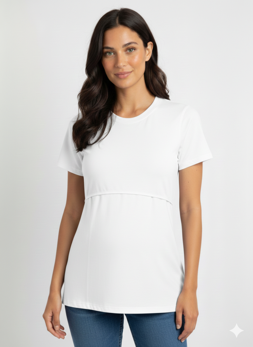 Women's nursing top Half Sleeve