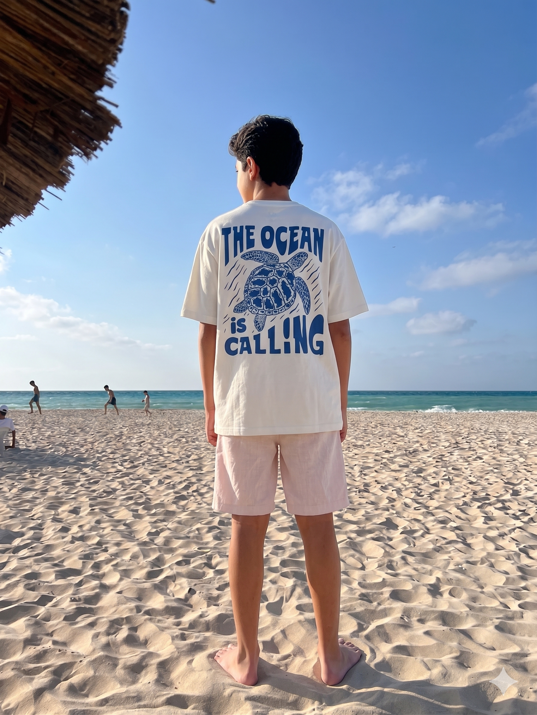 The ocean is calling - T-shirt Oversize  (Kids Unisex)