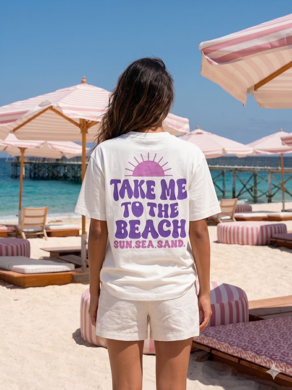 Take me to the beach -  Oversize unisex T-shirt