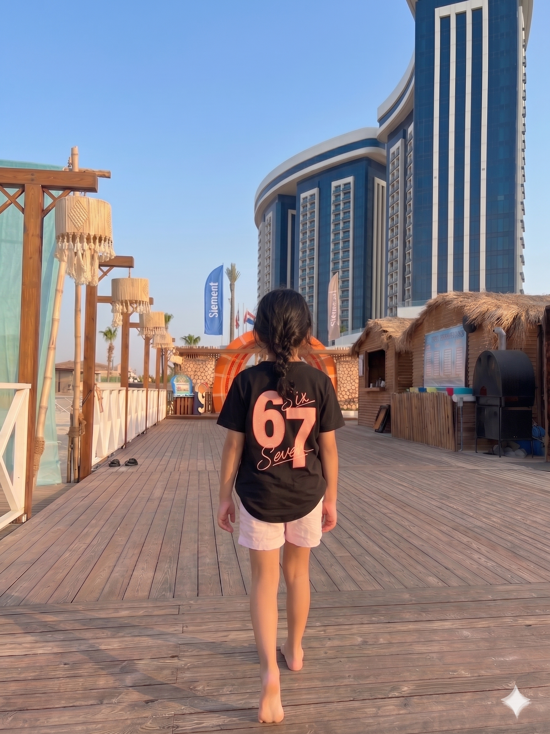 Sex seven - T-shirt Oversize  (Kids Unisex)