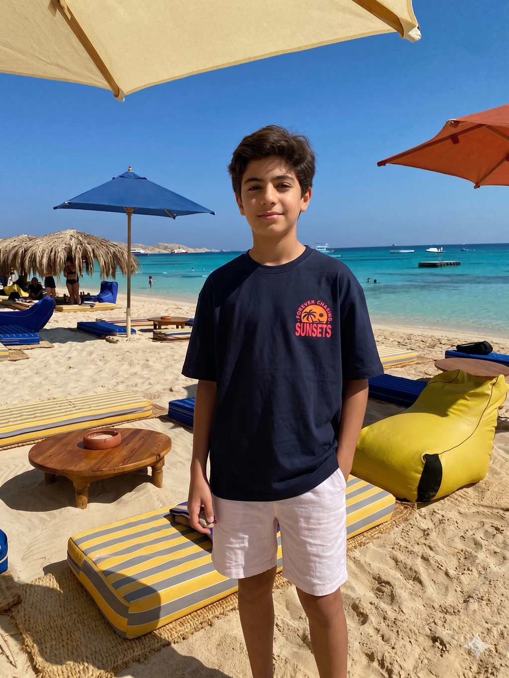 Sun sets- T-shirt Oversize  (Kids Unisex)