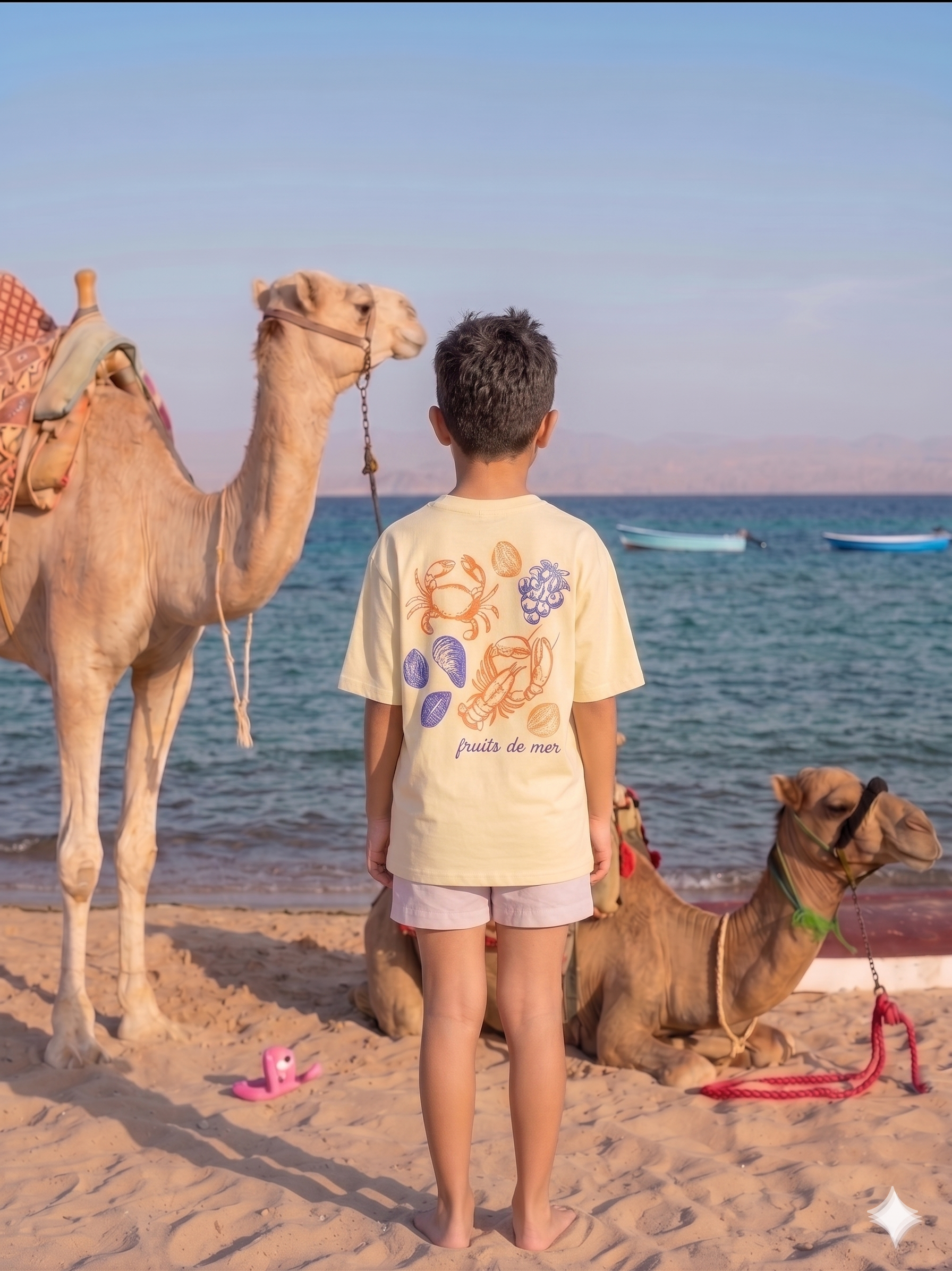 Fruits de mer - T-shirt Oversize  (Kids Unisex)