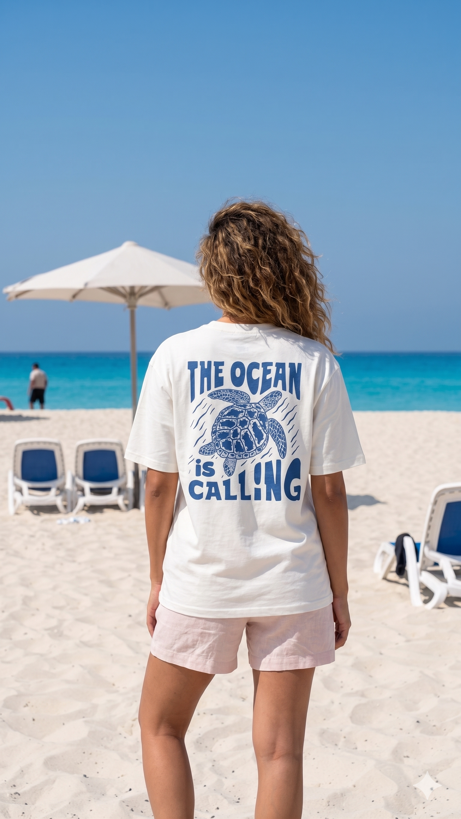 The ocean is calling -  Oversize unisex T-shirt