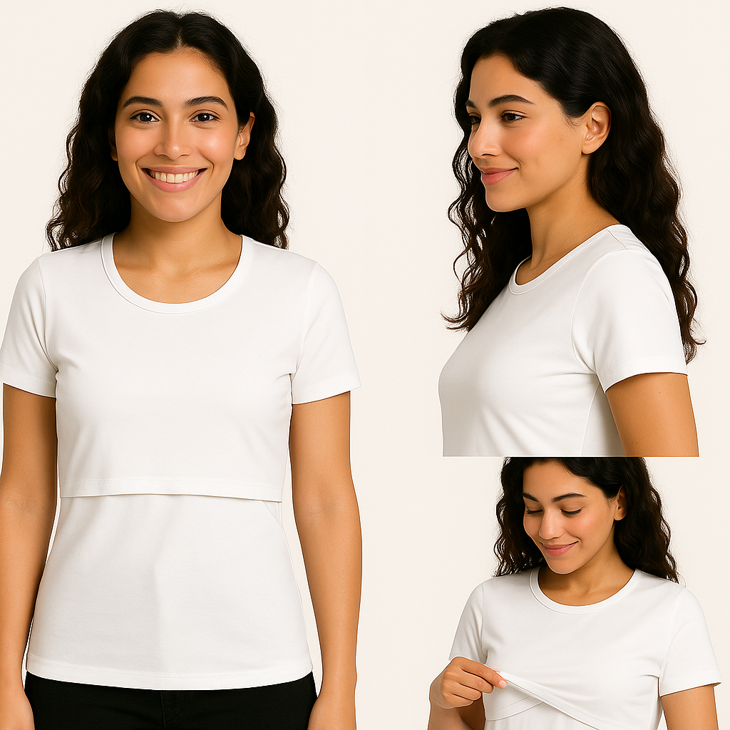 Women's nursing top Half Sleeve