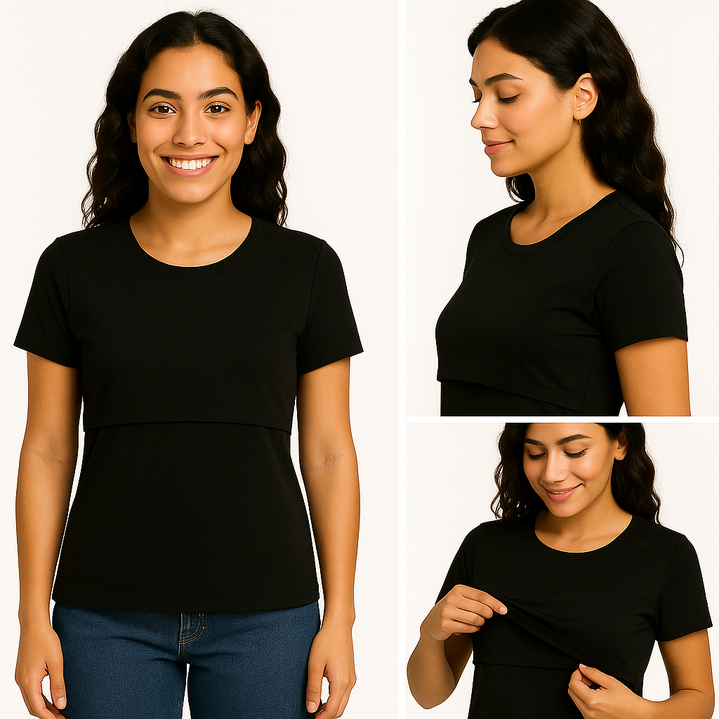Women's nursing top Half Sleeve