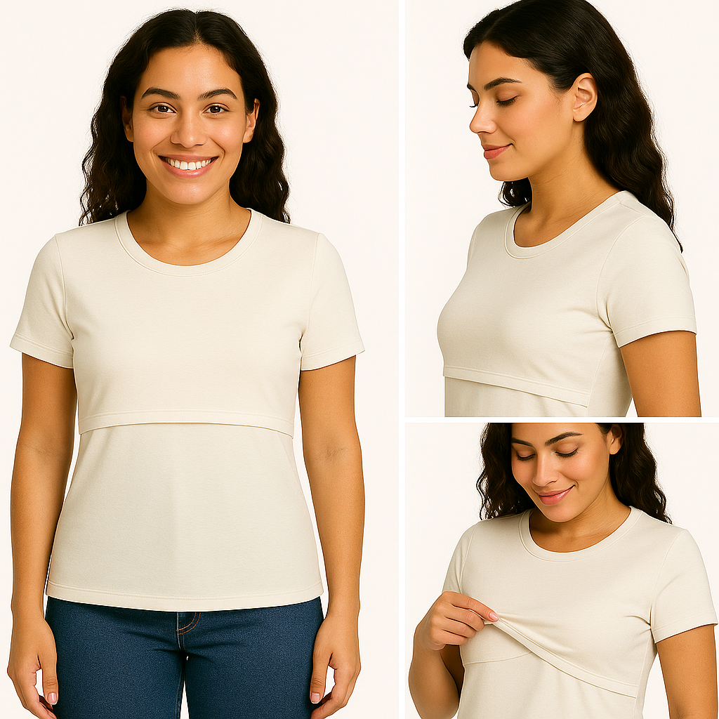 Women's nursing top Half Sleeve