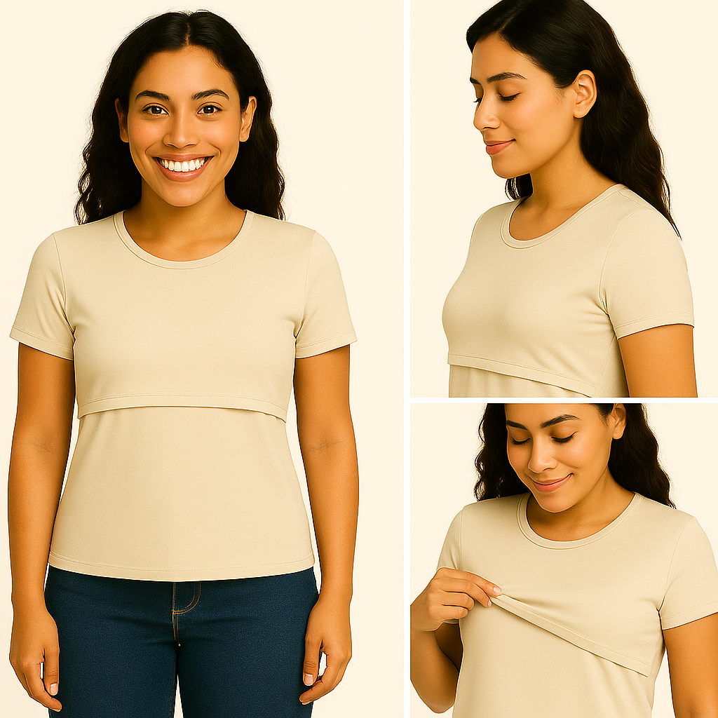 Women's nursing top Half Sleeve
