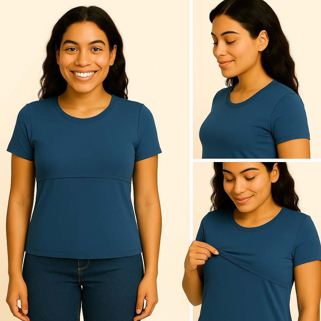 Women's nursing top Half Sleeve