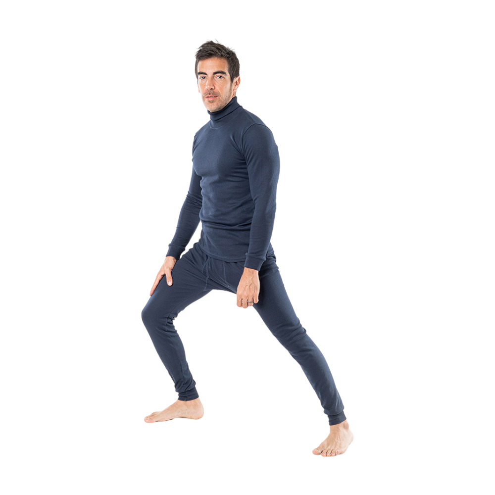 Men Thermal High Neck Set