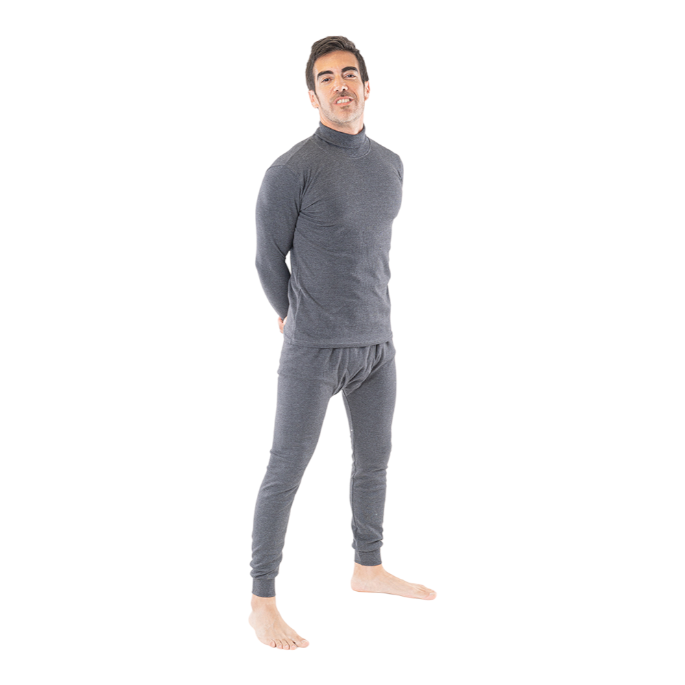 Men Thermal High Neck Set